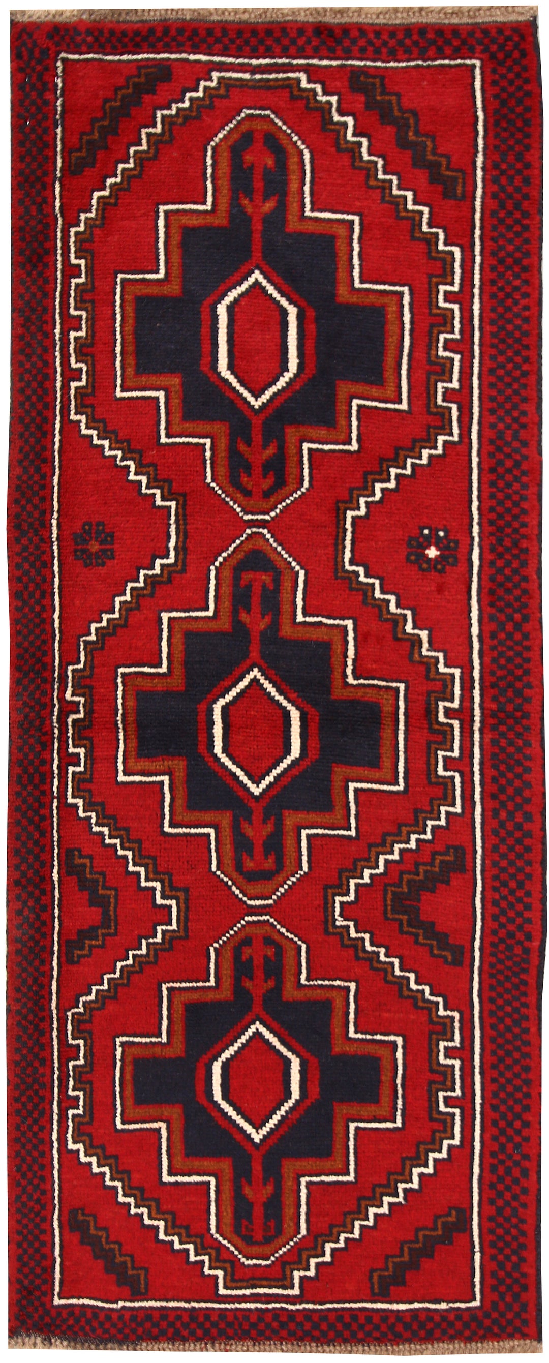 Firebrick Baluchi 2' 6 x 6' 2 - No. 62702 - ALRUG Rug Store