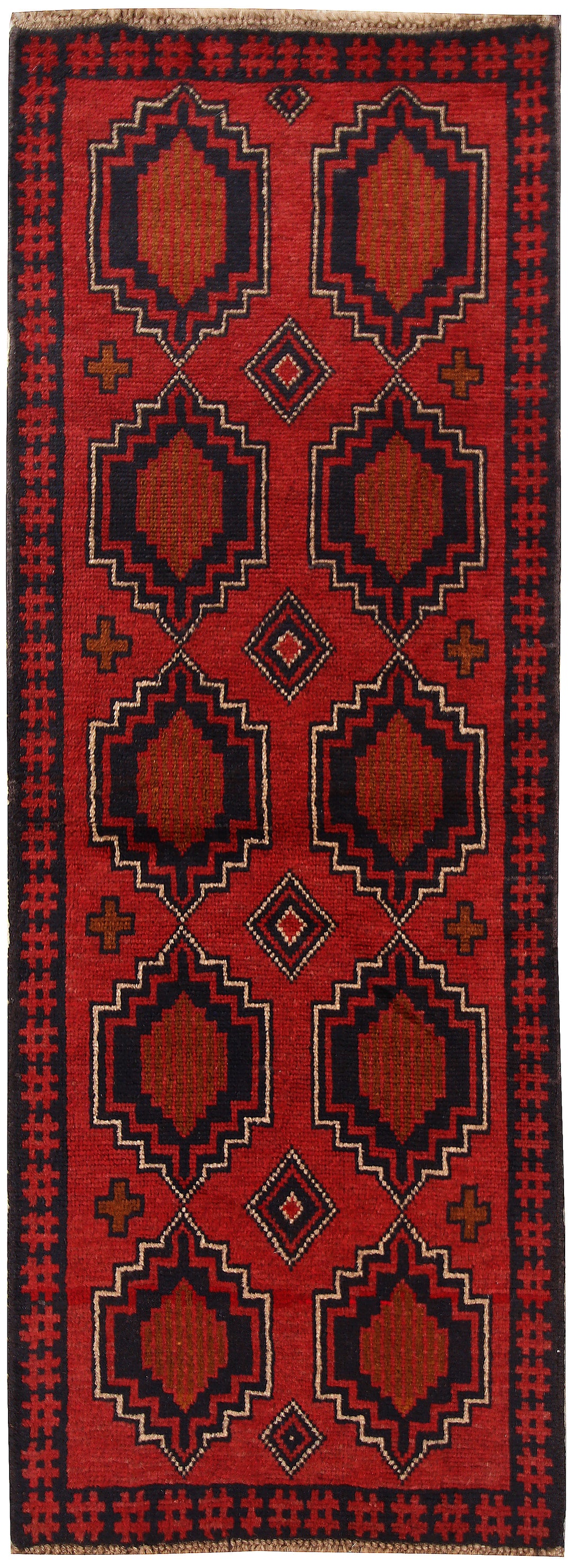 Firebrick Baluchi 2' 4 x 6' 6 - No. 62707 - ALRUG Rug Store