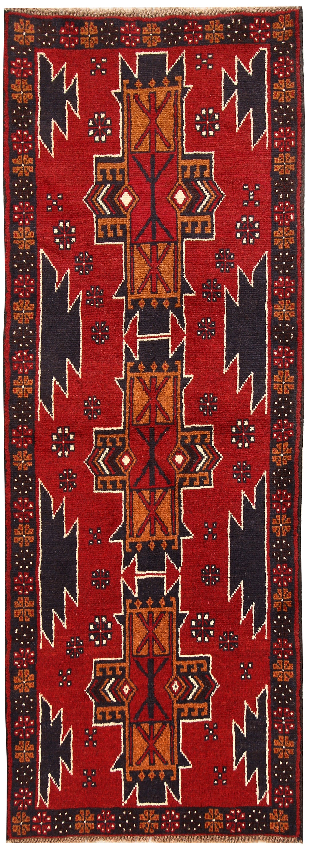 Firebrick Baluchi 2' 5 x 6' 5 - No. 62717 - ALRUG Rug Store