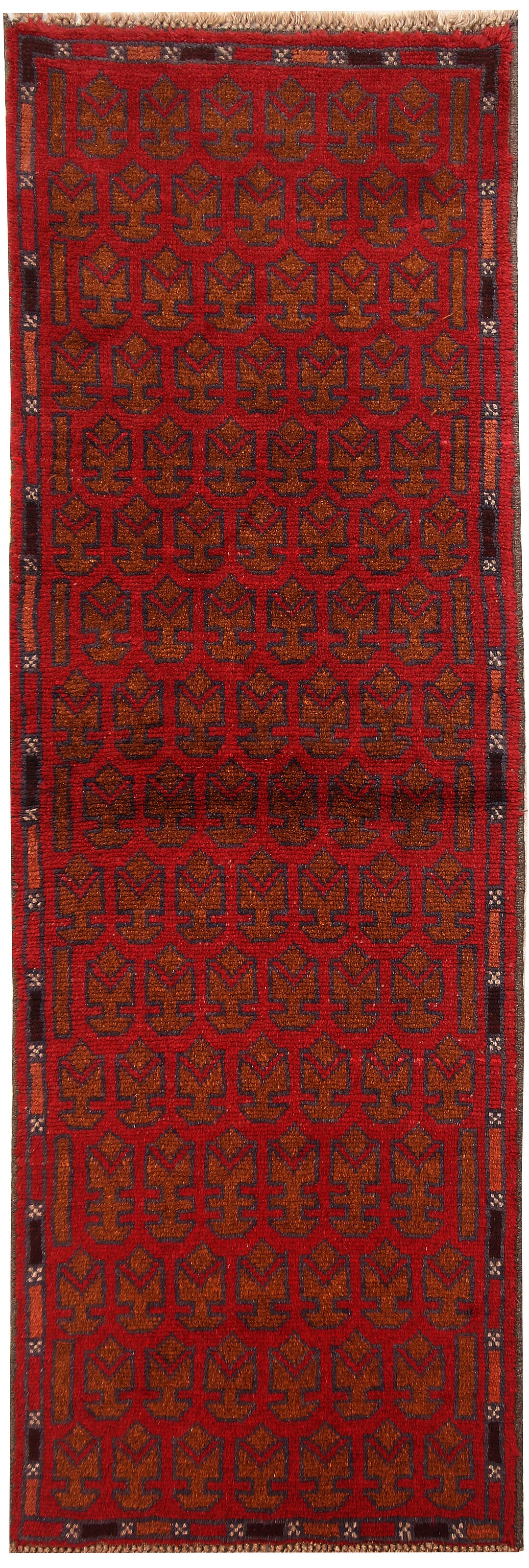 Firebrick Baluchi 2' 1 x 6' 3 - No. 62723 - ALRUG Rug Store