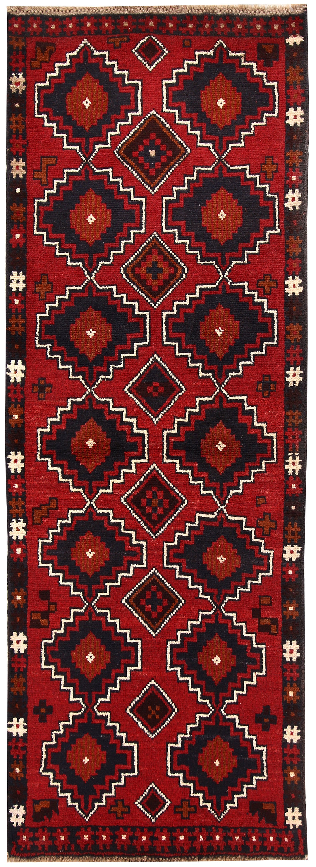 Firebrick Baluchi 2' 5 x 6' 9 - No. 62727 - ALRUG Rug Store