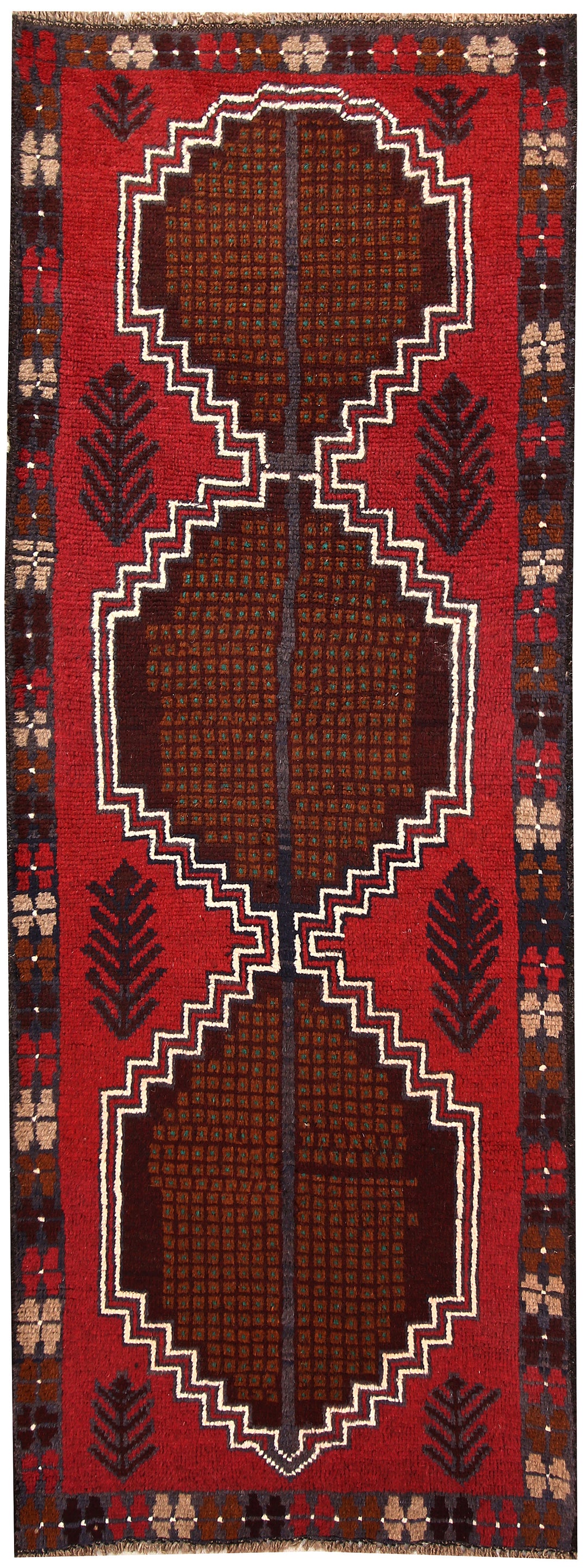 Firebrick Baluchi 2' 5 x 6' 4 - No. 62740 - ALRUG Rug Store