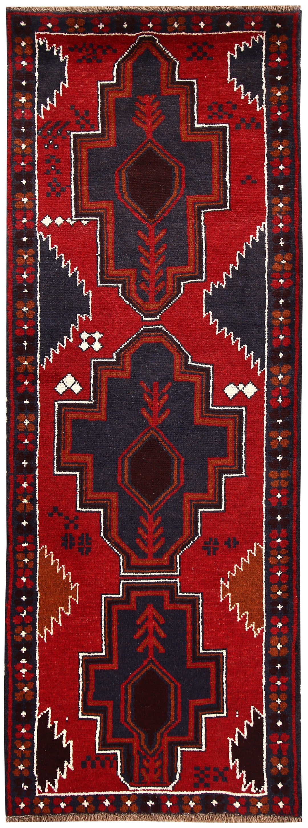 Firebrick Baluchi 2' 5 x 6' 9 - No. 62746 - ALRUG Rug Store