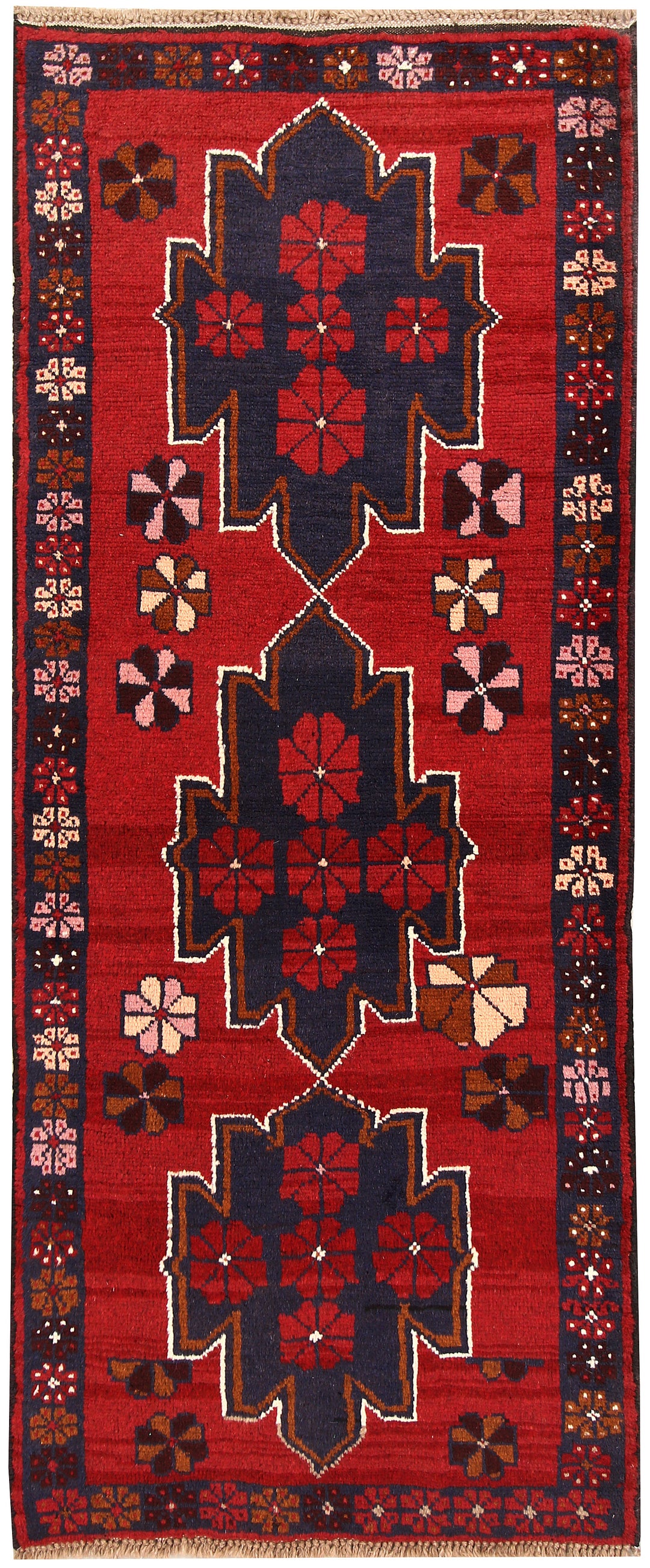 Firebrick Baluchi 2' 6 x 6' - No. 62751 - ALRUG Rug Store