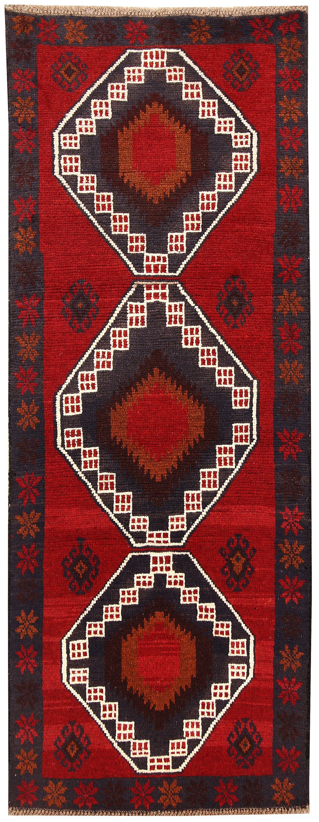 Firebrick Baluchi 2' 4 x 6' 1 - No. 62754 - ALRUG Rug Store