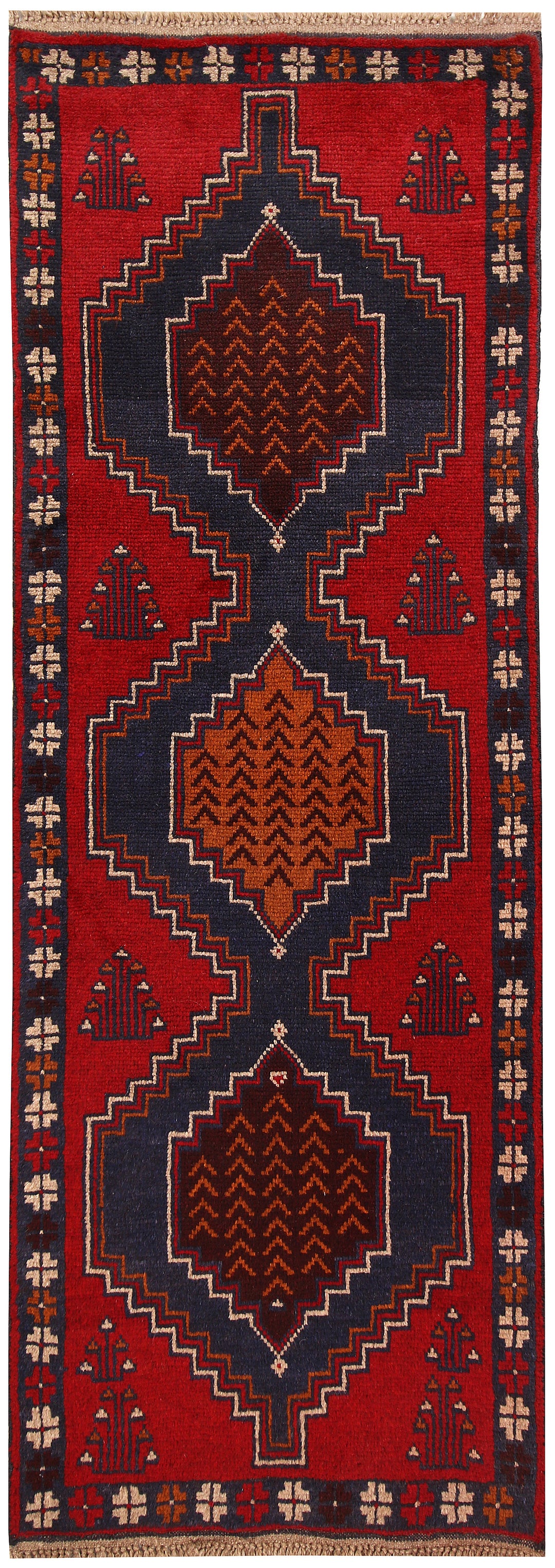 Firebrick Baluchi 2' 4 x 6' 7 - No. 62761 - ALRUG Rug Store
