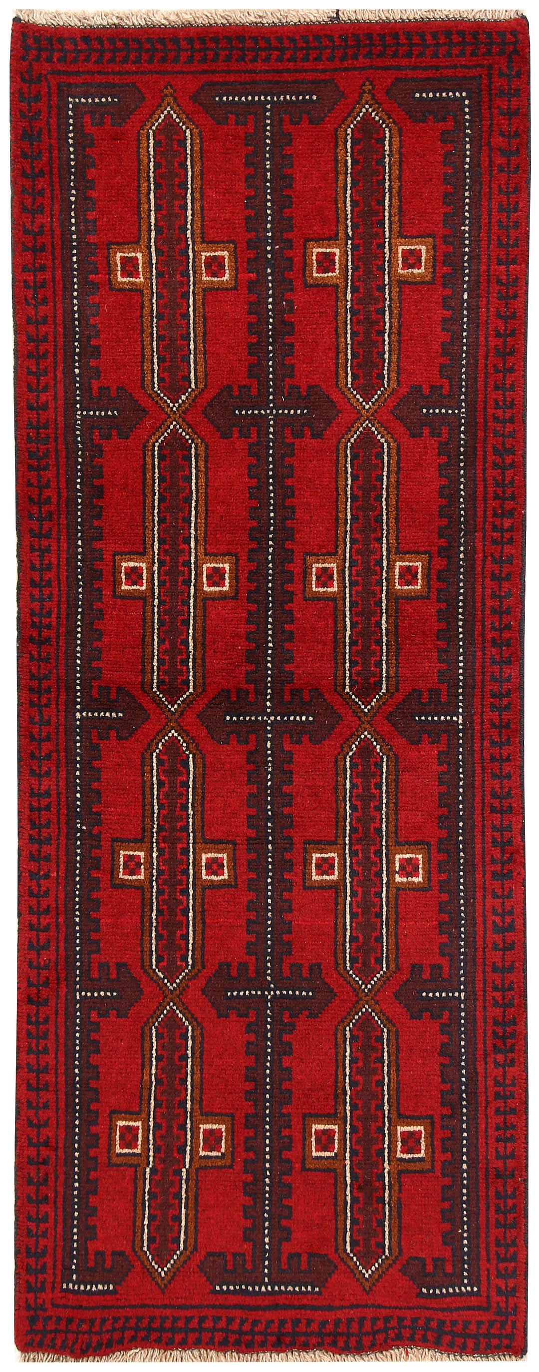 Firebrick Baluchi 2' 2 x 5' 8 - No. 62773 - ALRUG Rug Store