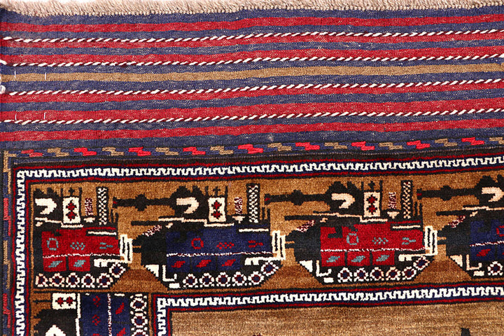 Saddle Brown Pictorial 4' 7 x 6' 3 - No. 62775