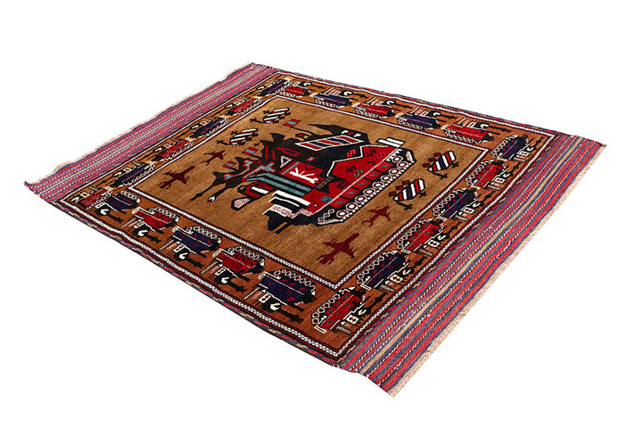 Saddle Brown Pictorial 4' 7 x 6' 3 - No. 62775