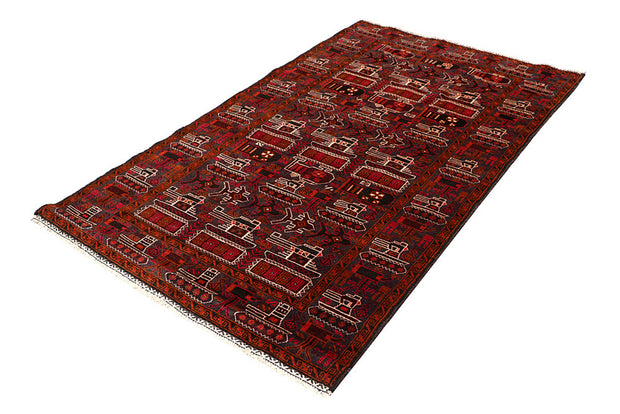 Slate Grey Pictorial 3' 9 x 6' 6 - No. 62781