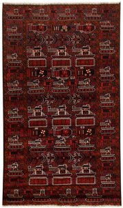 Slate Grey Pictorial 3' 9 x 6' 6 - No. 62781