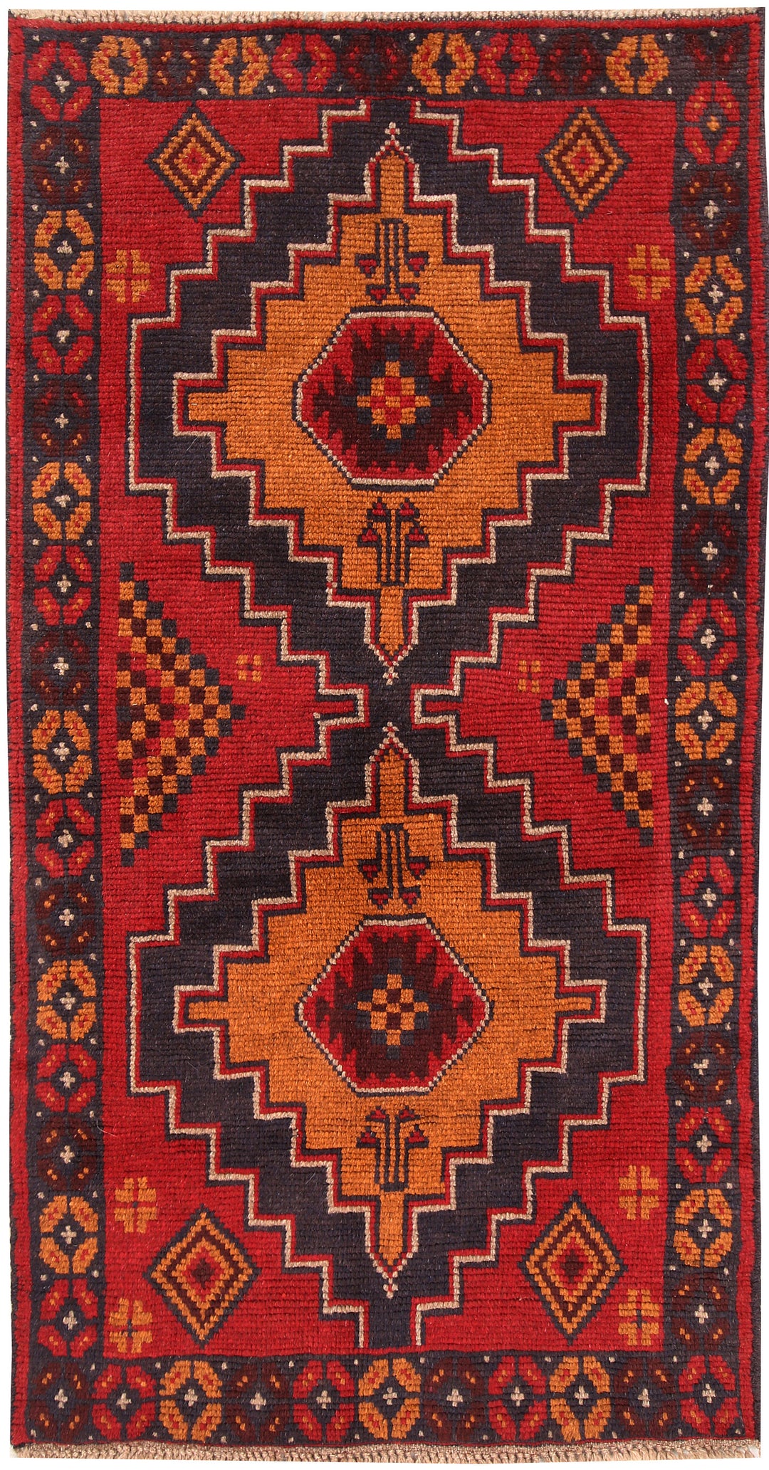 Firebrick Baluchi 3' 3 x 6' 1 - No. 62795 - ALRUG Rug Store