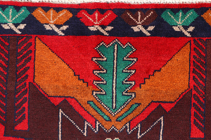 Firebrick Baluchi 3' 6 x 6' 3 - No. 62804