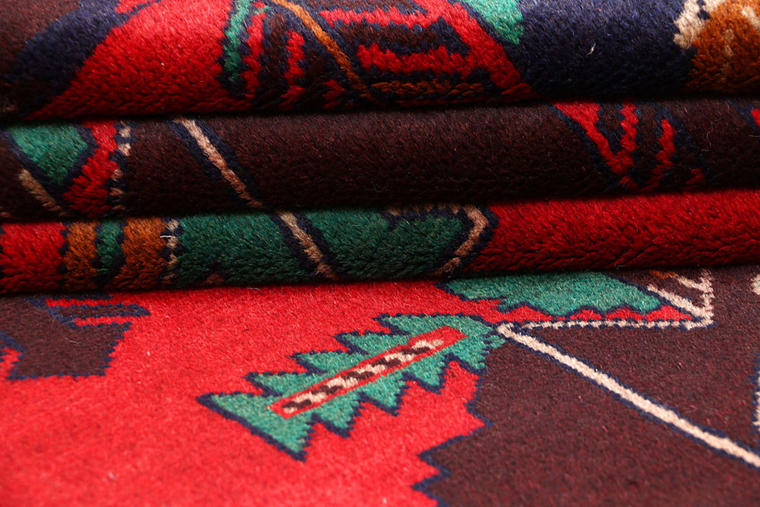 Firebrick Baluchi 3' 6 x 6' 3 - No. 62804