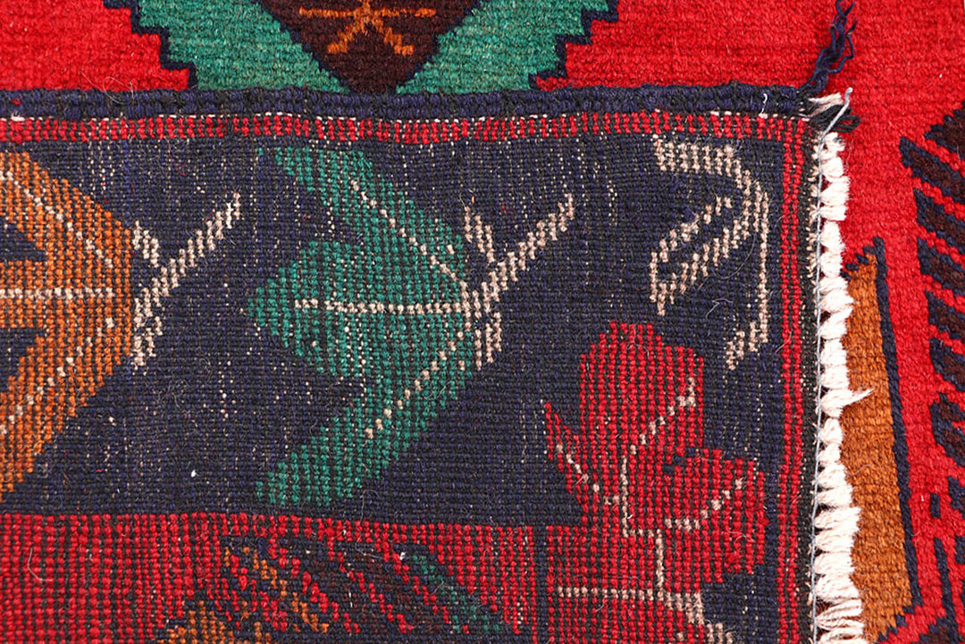 Firebrick Baluchi 3' 6 x 6' 3 - No. 62804