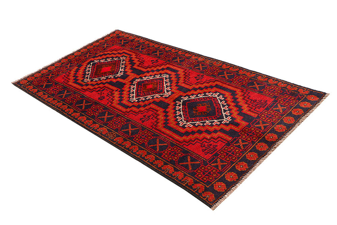 Firebrick Baluchi 3' 5 x 6' 1 - No. 62821