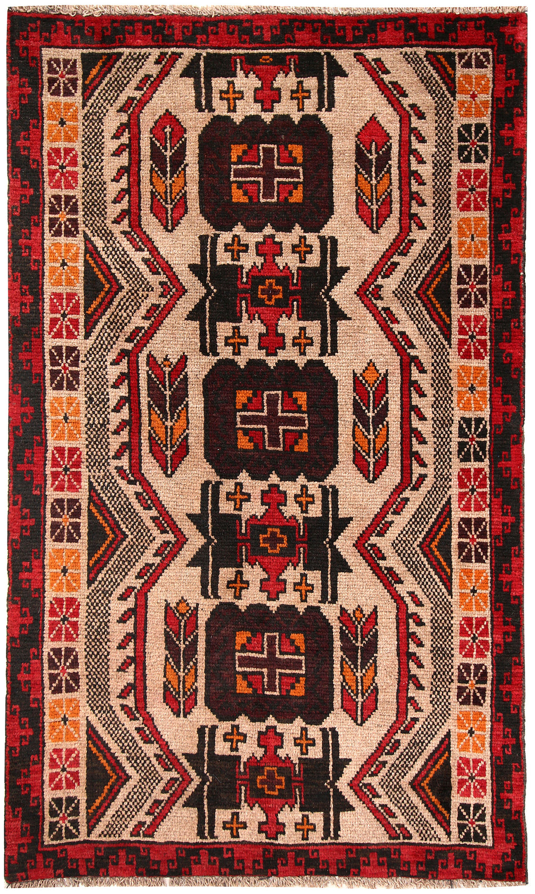 Burlywood Baluchi 3' 7 x 5' 11 - No. 62824 - ALRUG Rug Store