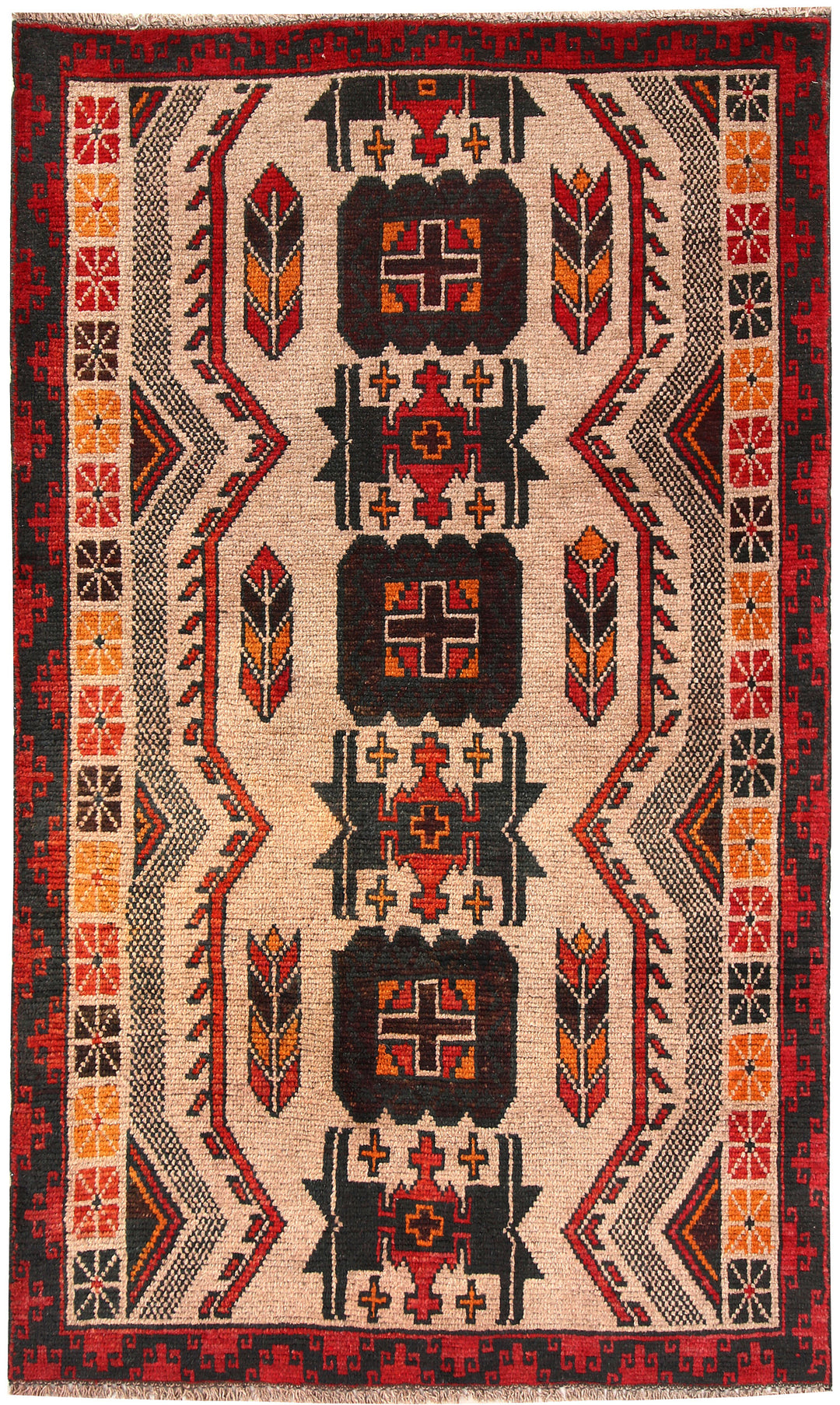 Burlywood Baluchi 3' 8 x 5' 11 - No. 62826 - ALRUG Rug Store
