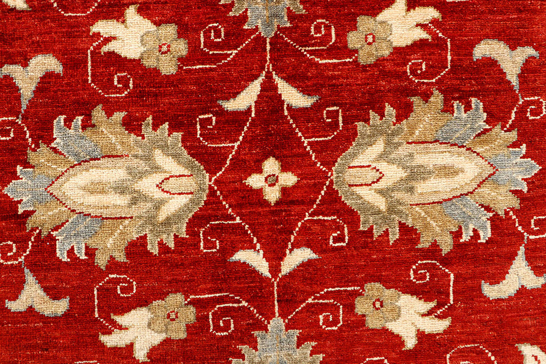 Dark Red Oushak 3' 11 x 6' - No. 62837