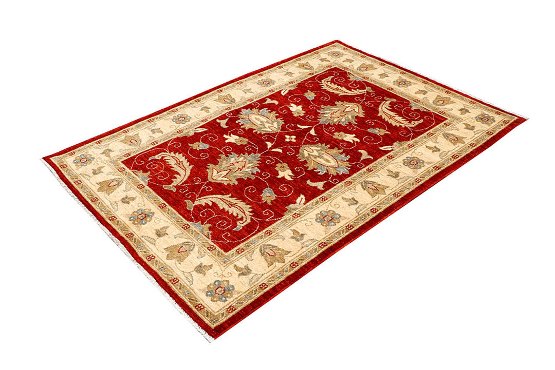 Dark Red Oushak 3' 11 x 6' - No. 62837