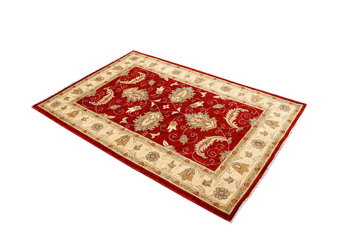 Dark Red Oushak 3' 11 x 6' - No. 62837