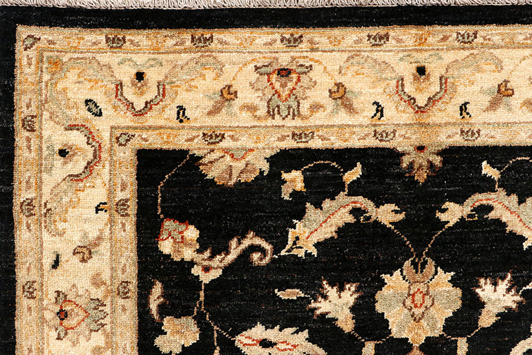 Black Oushak 3' 10 x 5' 10 - No. 62838