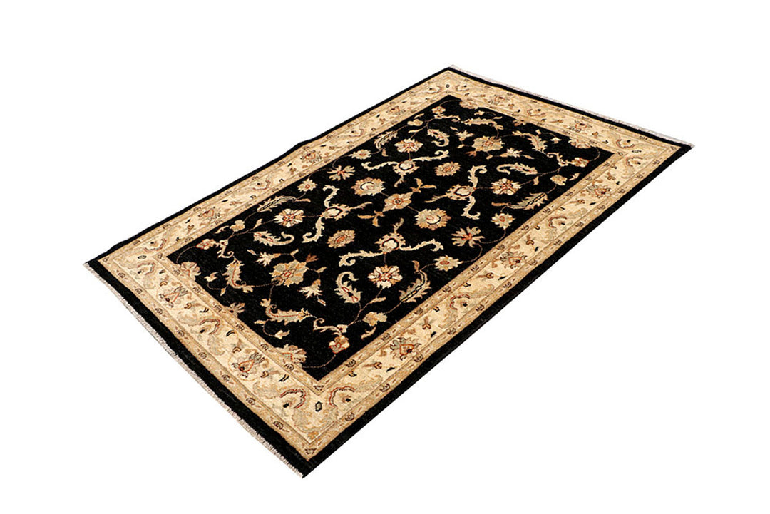 Black Oushak 3' 10 x 5' 10 - No. 62838