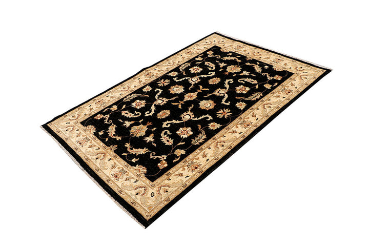 Black Oushak 3' 10 x 5' 10 - No. 62838