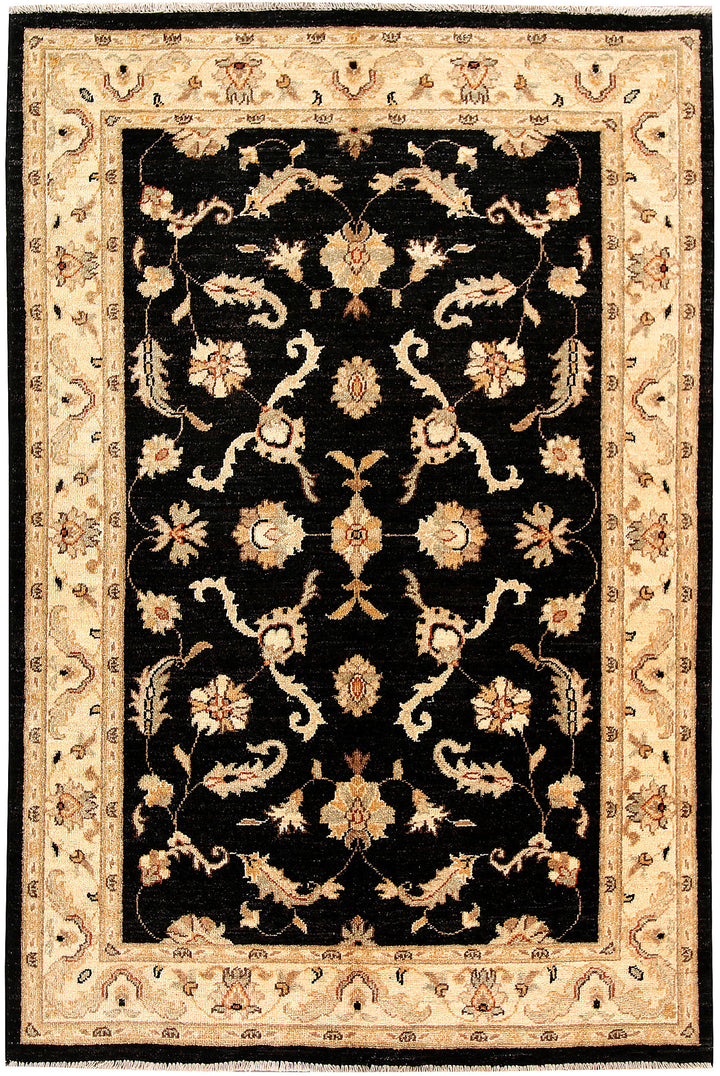 Black Oushak 3' 10 x 5' 10 - No. 62838