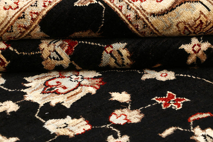 Black Oushak 4' 1 x 5' 10 - No. 62839