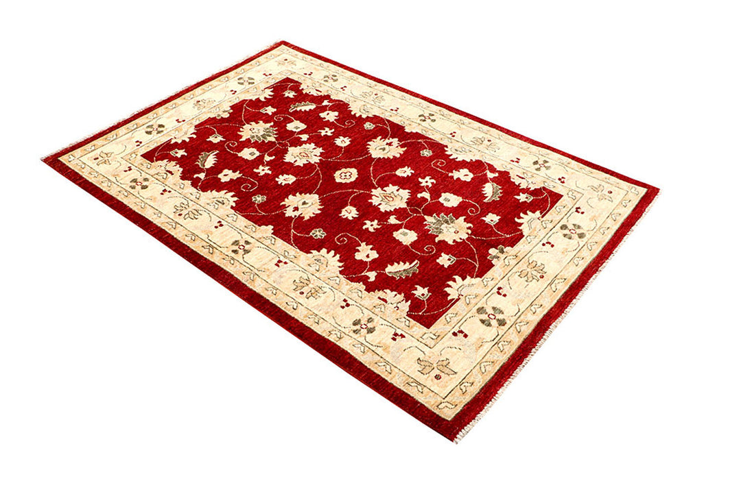 Dark Red Oushak 3' 10 x 5' 7 - No. 62840