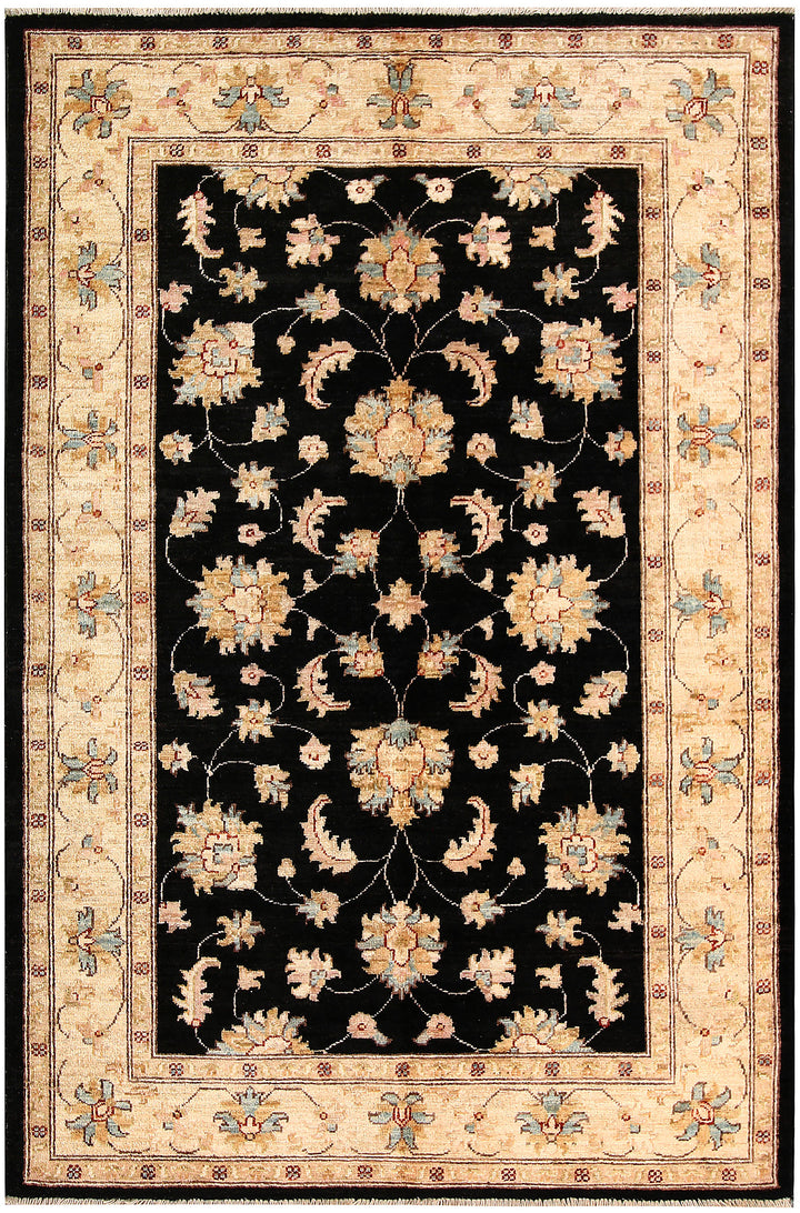 Black Oushak 4' x 5' 10 - No. 62843