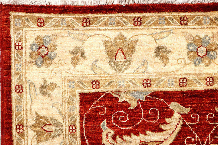 Dark Red Oushak 4' x 5' 10 - No. 62845