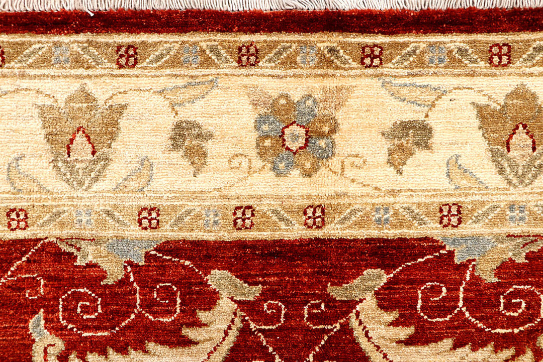 Dark Red Oushak 4' x 5' 10 - No. 62845