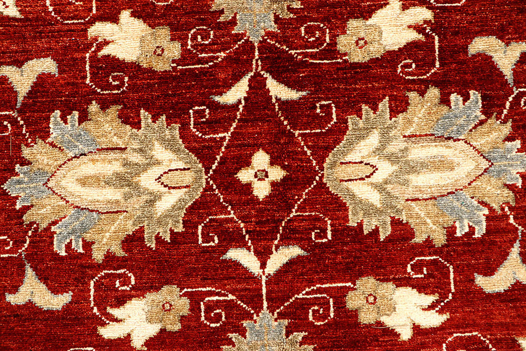 Dark Red Oushak 4' x 5' 10 - No. 62845