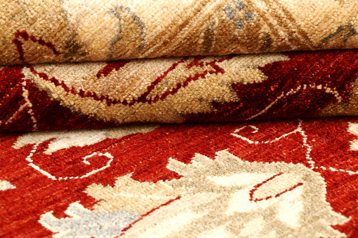 Dark Red Oushak 4' x 5' 10 - No. 62845