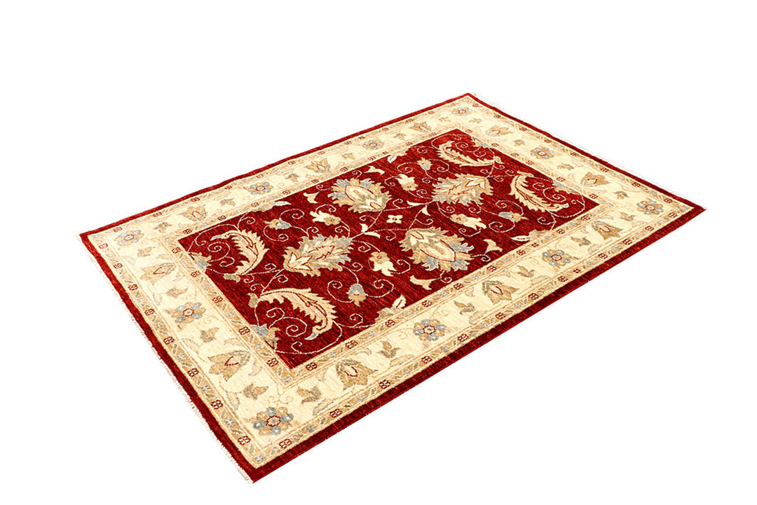 Dark Red Oushak 4' x 5' 10 - No. 62845