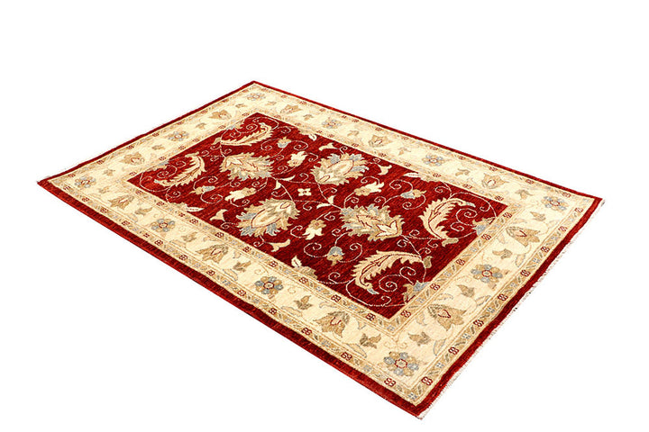 Dark Red Oushak 4' x 5' 10 - No. 62845