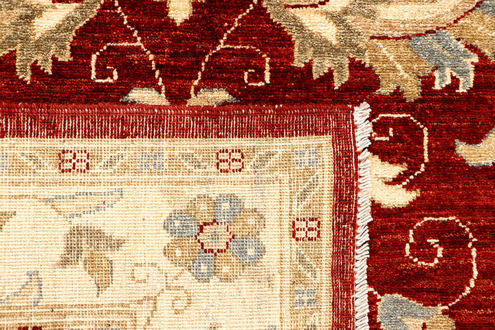 Dark Red Oushak 4' x 5' 10 - No. 62845