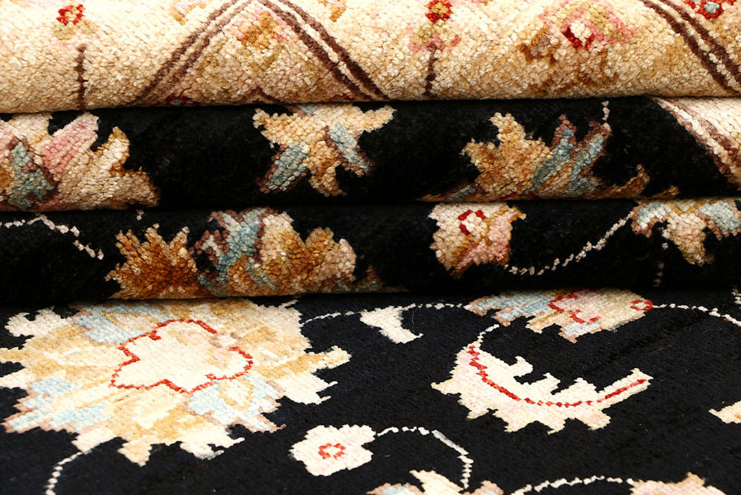 Black Oushak 4' x 5' 10 - No. 62846