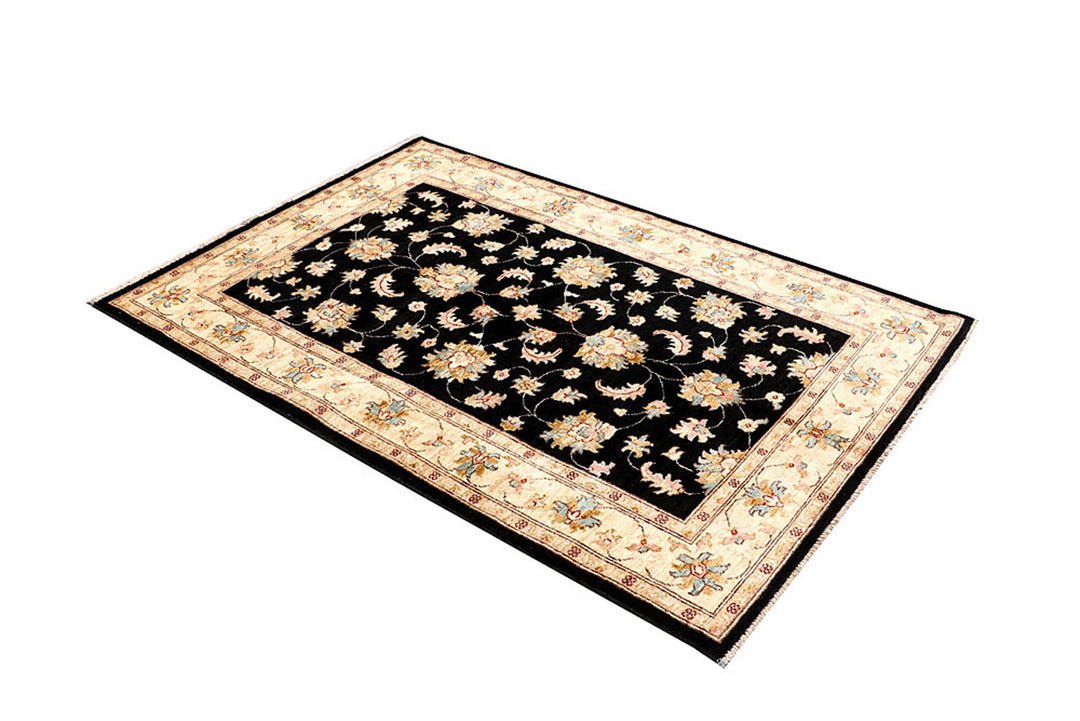 Black Oushak 4' x 5' 10 - No. 62846