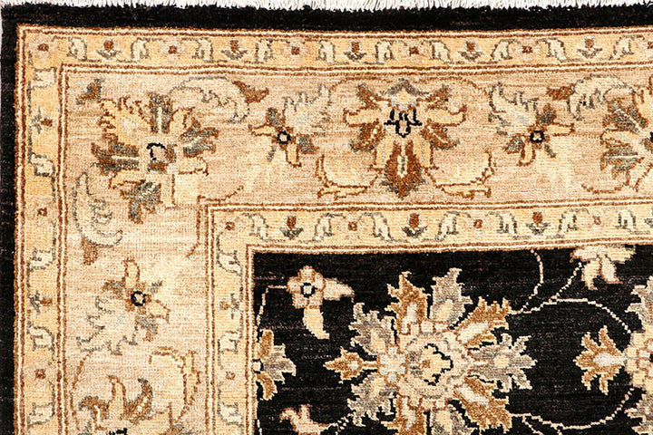 Black Oushak 4' 11 x 6' 6 - No. 62847