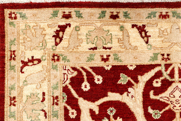 Dark Red Oushak 4' 9 x 6' 5 - No. 62848