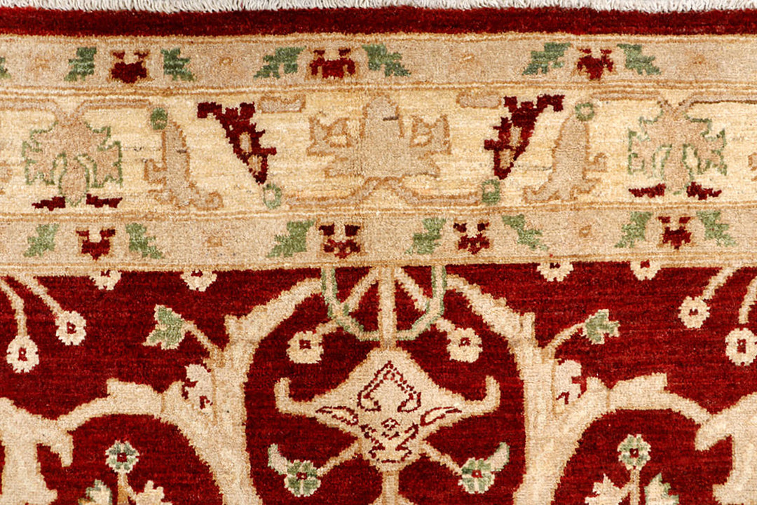 Dark Red Oushak 4' 9 x 6' 5 - No. 62848