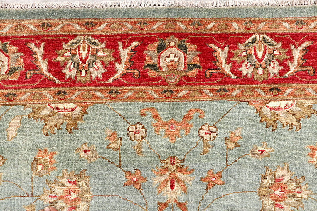 Dark Slate Grey Oushak 5' 1 x 6' 5 - No. 62849