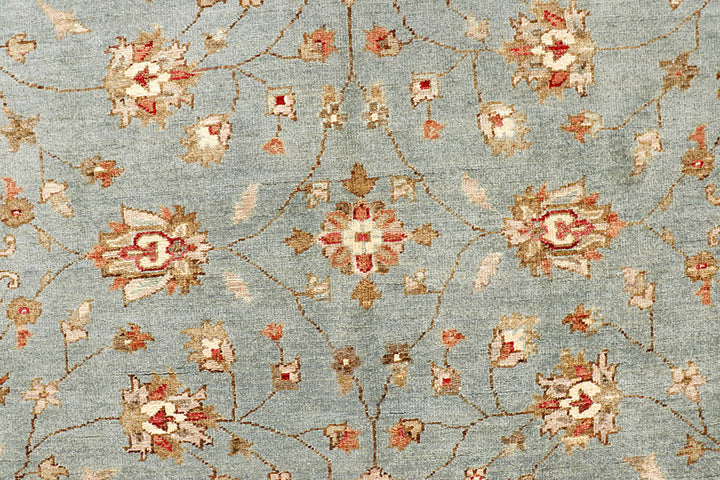 Dark Slate Grey Oushak 5' 1 x 6' 5 - No. 62849