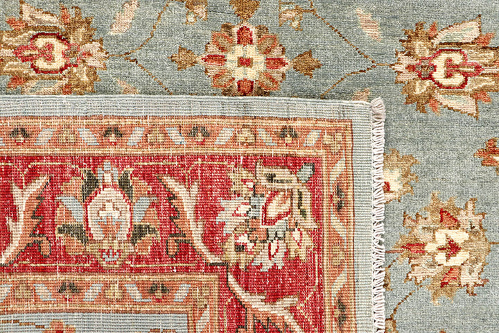 Dark Slate Grey Oushak 5' 1 x 6' 5 - No. 62849