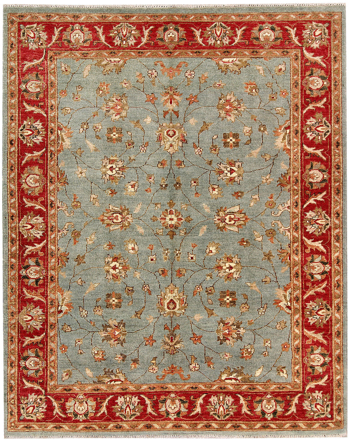 Dark Slate Grey Oushak 5' 1 x 6' 5 - No. 62849