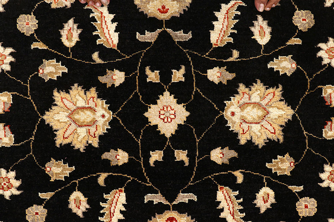 Black Oushak 5' x 6' 6 - No. 62850