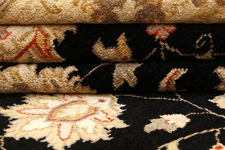 Black Oushak 5' x 6' 6 - No. 62850